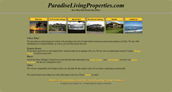 Desktop Screenshot of paradiselivingproperties.com